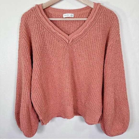Gentle Fawn Women’s Chunky Knit Dusty Rose Sweater - Picture 5 of 16